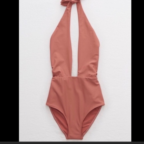 aerie Other - Aerie cross front halter one piece swim suit small